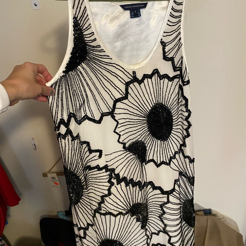 Beaded floral dress size 6
